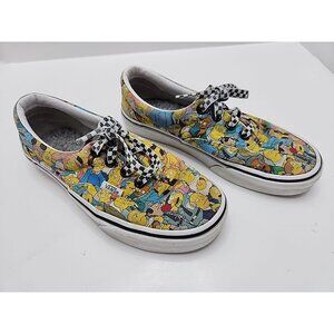 Vans The Simpsons X Springfield Comfycush‎ Tie Up Shoes Size Men 4.0 Women 5.5